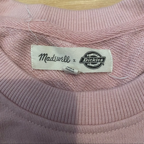 Madewell x Dickies Logo Cropped Sweatshirts - Picture 3 of 3